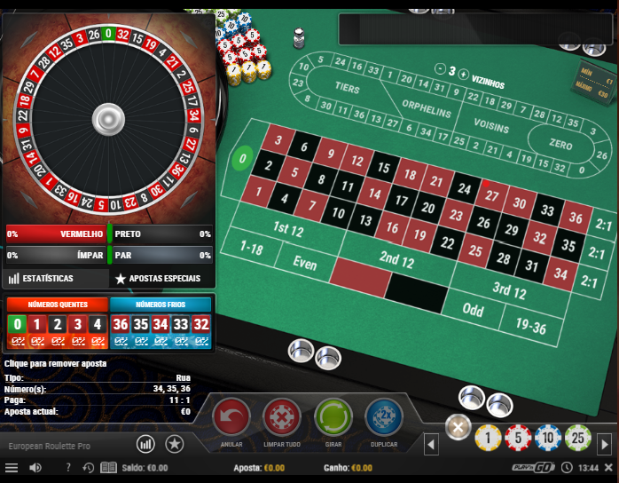 Jogo - European Roulette Pro - Playngo European Roulette Pro